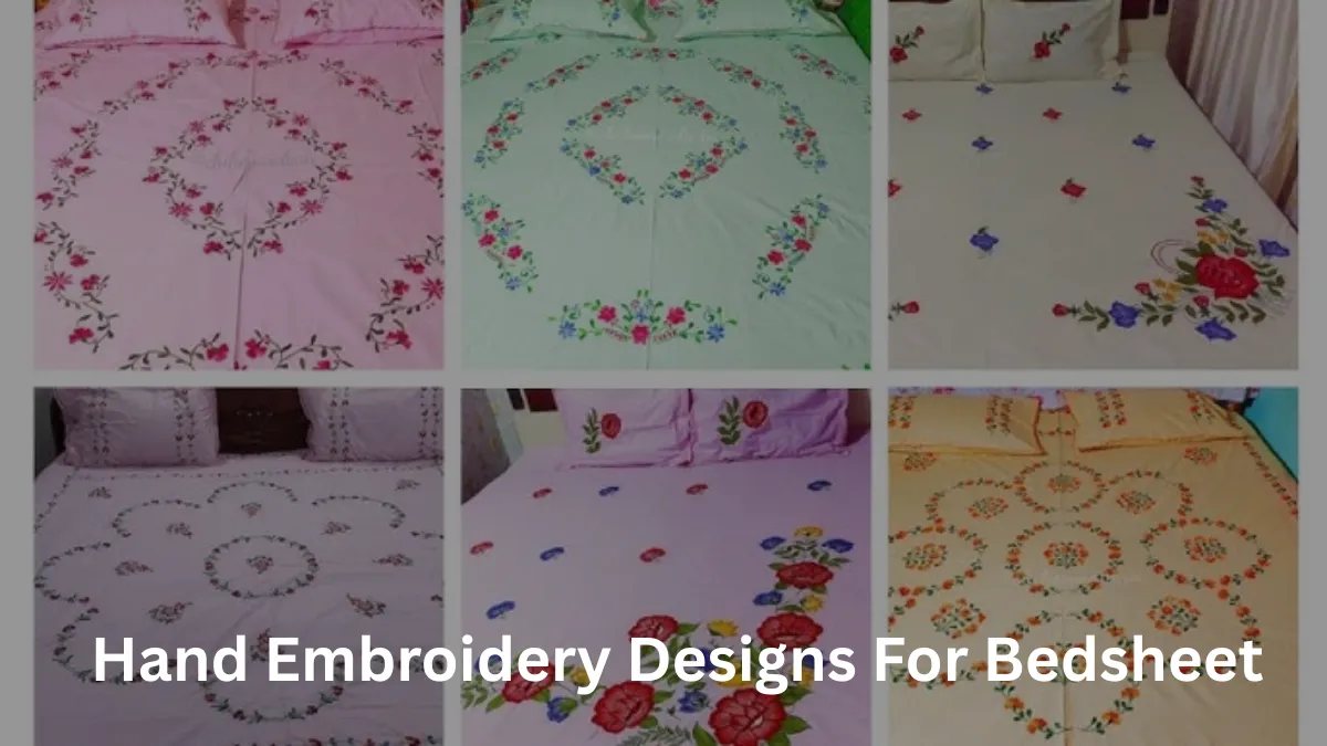 Hand Embroidery Designs For Bedsheet